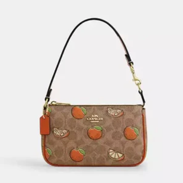 Nolita 19 In Signature Canvas With Orange Print