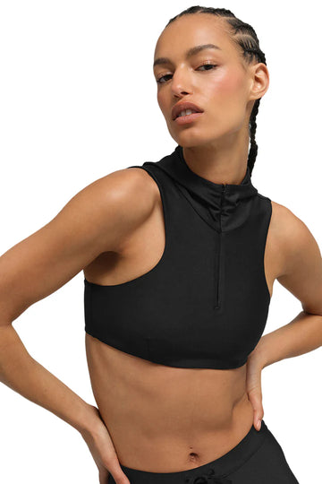 Airlift Light Speed Hooded Bra Lunar Black