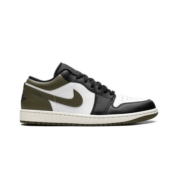 Air Jordan 1 Low 'Black Toe Medium Olive'