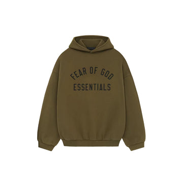 Fear of God Essentials Fleece Hoodie 'Olive'