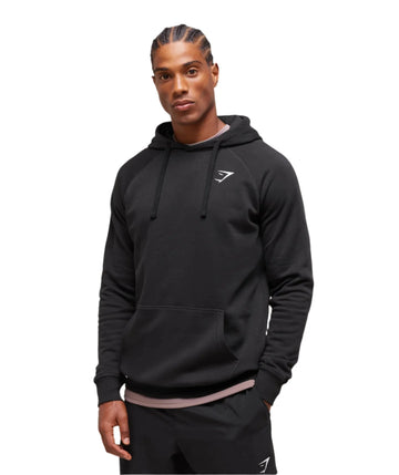 Gymshark Crest Hoodie - Black