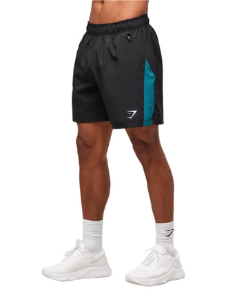 Gymshark Sport 7" Shorts - Black/Functional Teal