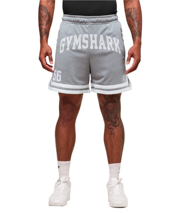 Gymshark Varsity Mesh Shorts - Denim Grey