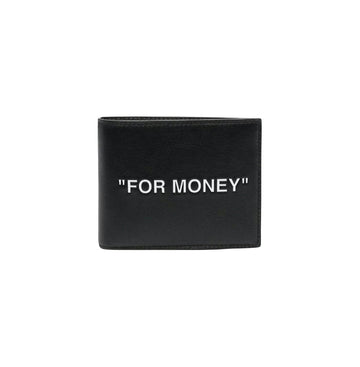 Off-White Quote "FOR MONEY" Bifold Wallet