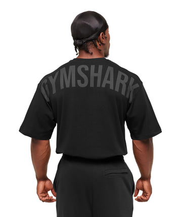 Power T-Shirt oversized fit Black/Asphalt Grey
