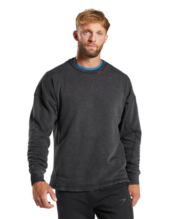Power Washed Crew Black