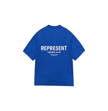 Represent Owners Club T-Shirt - Cobalt Blue/White