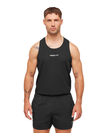Running Tank slim fit Black