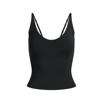 Smooth Layers SCOOP NECK CAMI Obsidian