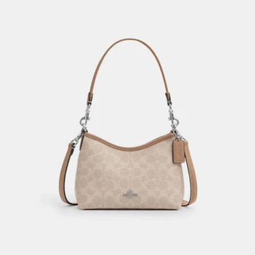 Laurel Small Shoulder Bag In Signature Canvas