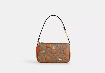 Nolita 19 In Signature Canvas With Orange Print