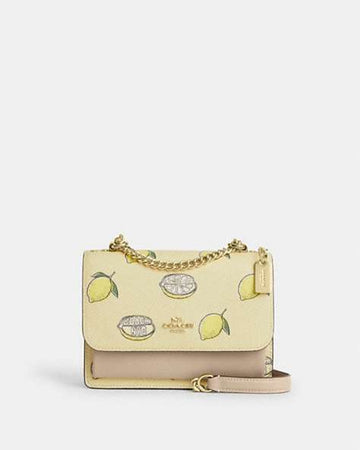 Mini Klare Crossbody Bag With Lemon Print