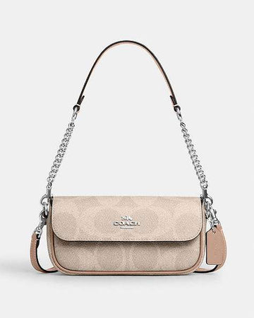 Hailey Flap Bag In Signature Canvas