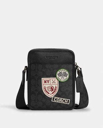 Sullivan Crossbody Bag In Signature Canvas With Patches