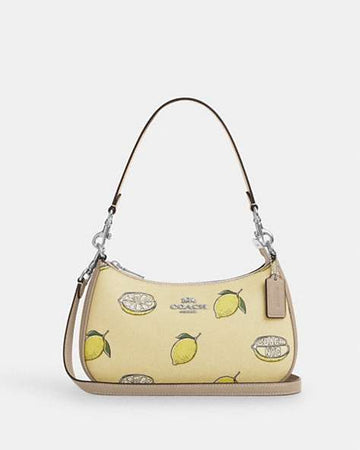 Teri Shoulder Bag With Lemon Print