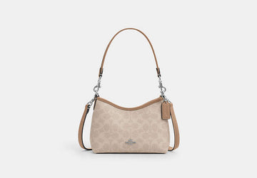 Laurel Small Shoulder Bag In Signature Canvas