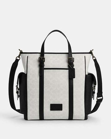 Sprint Tote Bag In Colorblock Signature Canvas