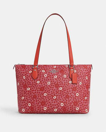 Gallery Tote Bag With Floral Print
