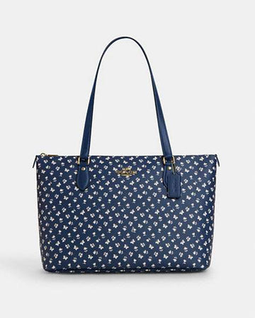 Gallery Tote Bag With Floral Print