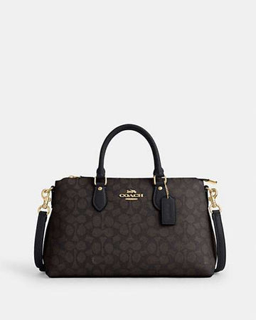 Georgia Satchel Bag In Signature Canvas