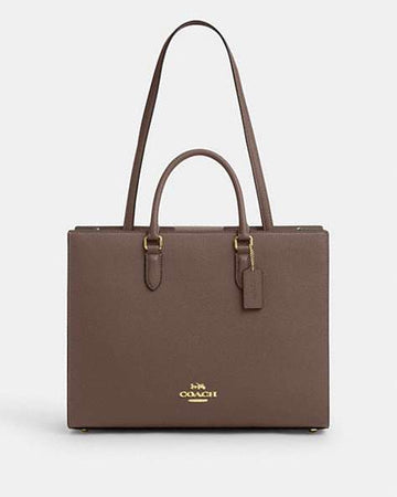 Maggie Tote Bag In Blocked Signature Canvas