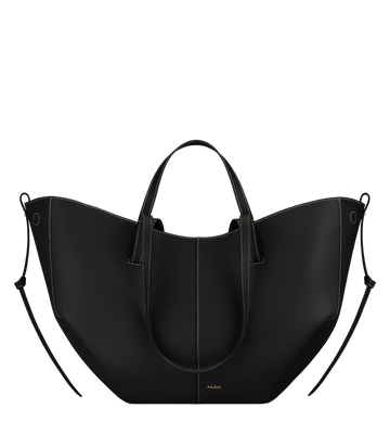 Edition Textured Black with Ecru Stitching