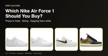 Nike Air Force 1 Low '07 White, Supreme, AMBUSH and Travis Scott pairs at Drip Culture