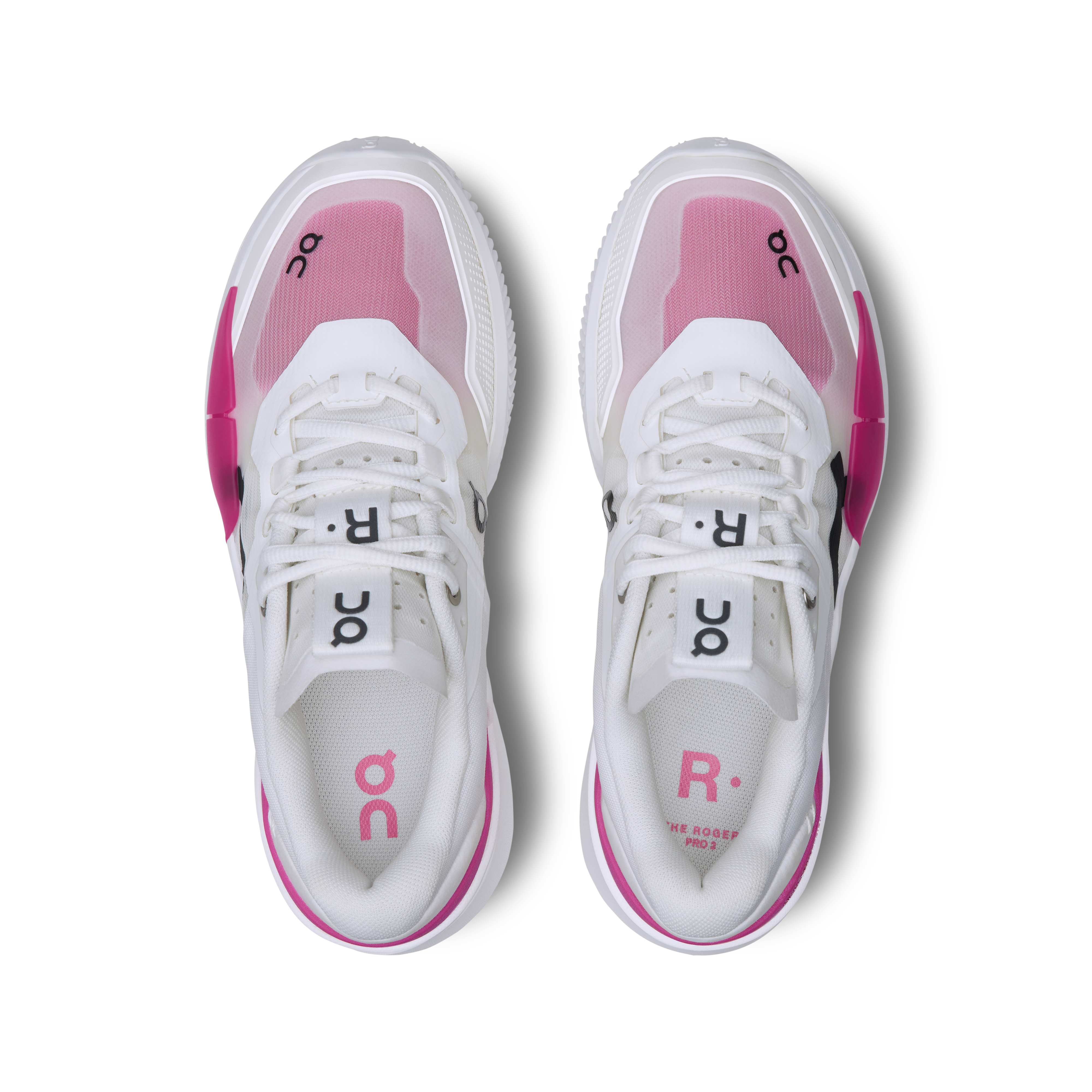 The Roger Pro 2 Clay 'White Pink' On Running