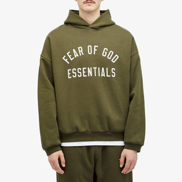Fear of God Essentials Fleece Hoodie 'Military'