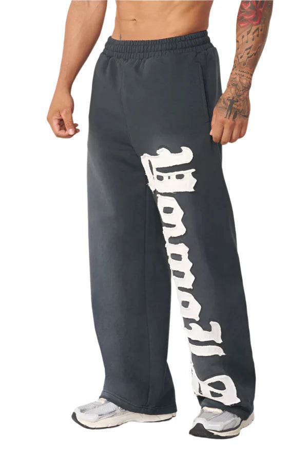2127 - Big Patch Sweats Teal Wash