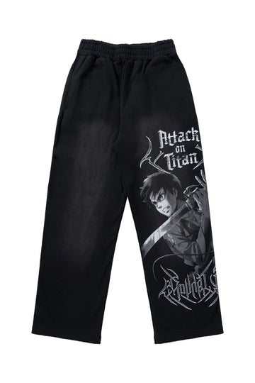 2128 - AOT© x YLA Baggy Joggers Eren Sword