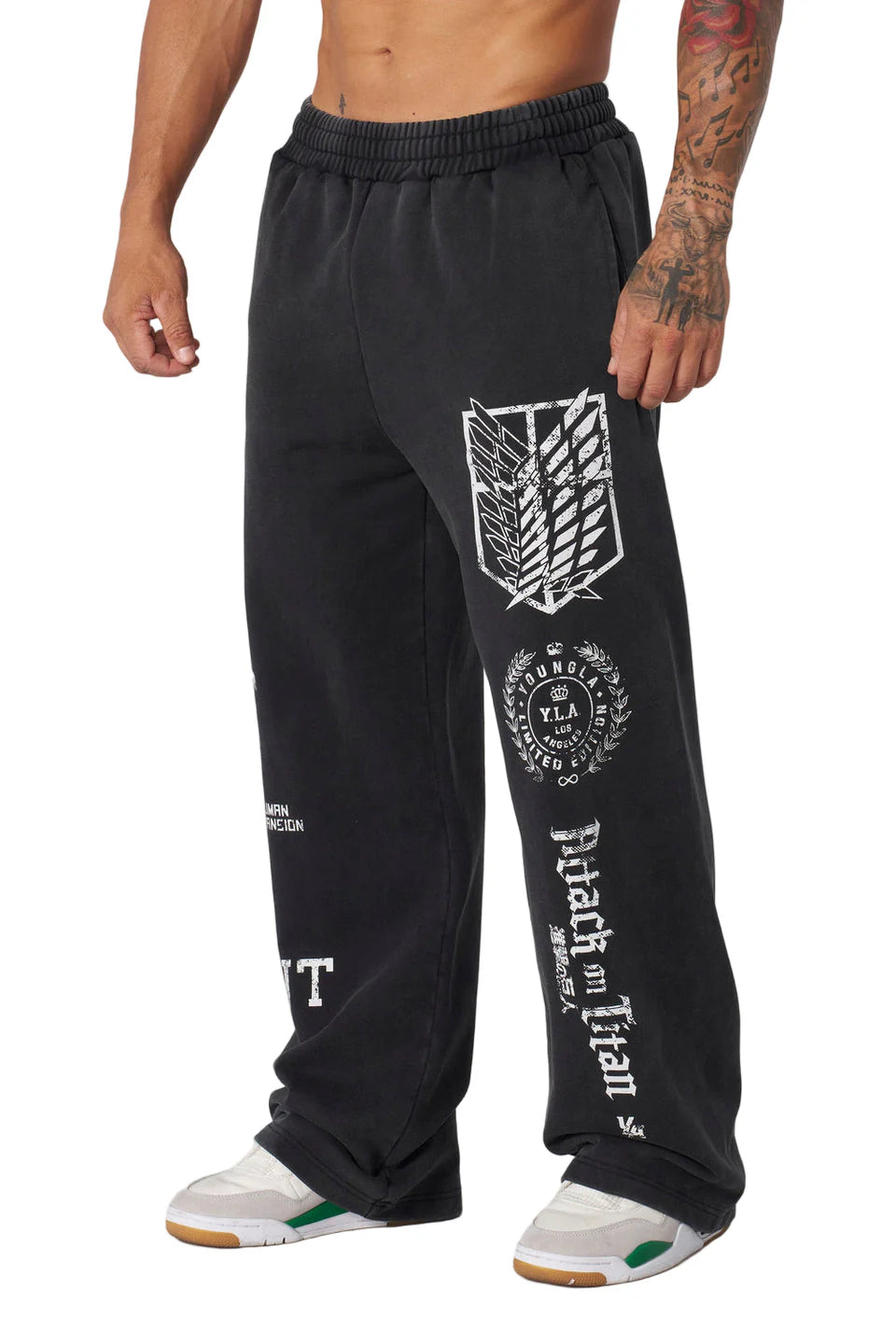 2128 - AOT© x YLA Baggy Joggers Regiment Freedom