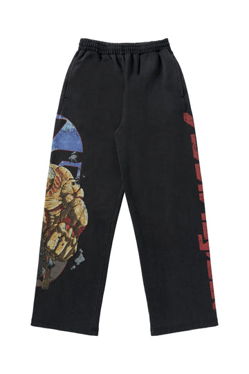 2128 - AOT© x YLA Baggy Joggers Titan at War