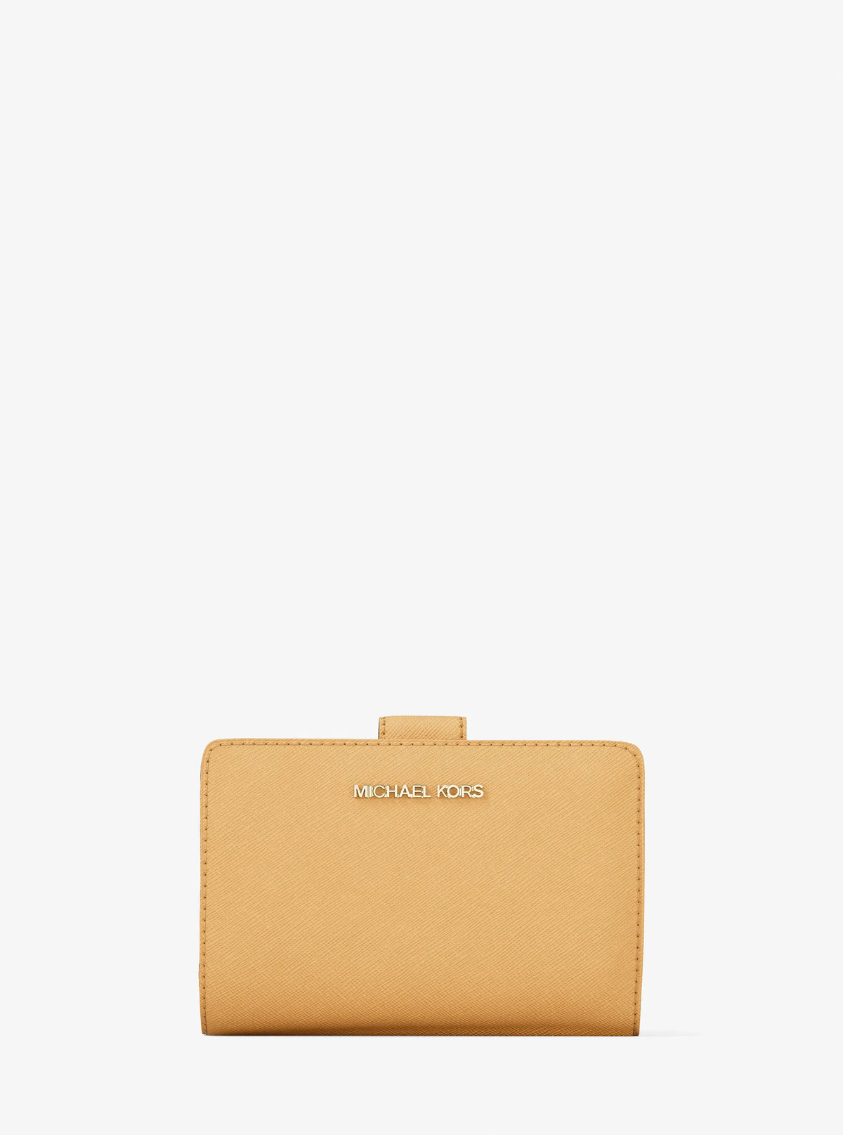 Michael Kors Medium Crossgrain Leather Wallet Honeywheat