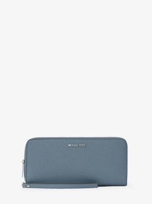 Large Continental Wallet in Grained Leather