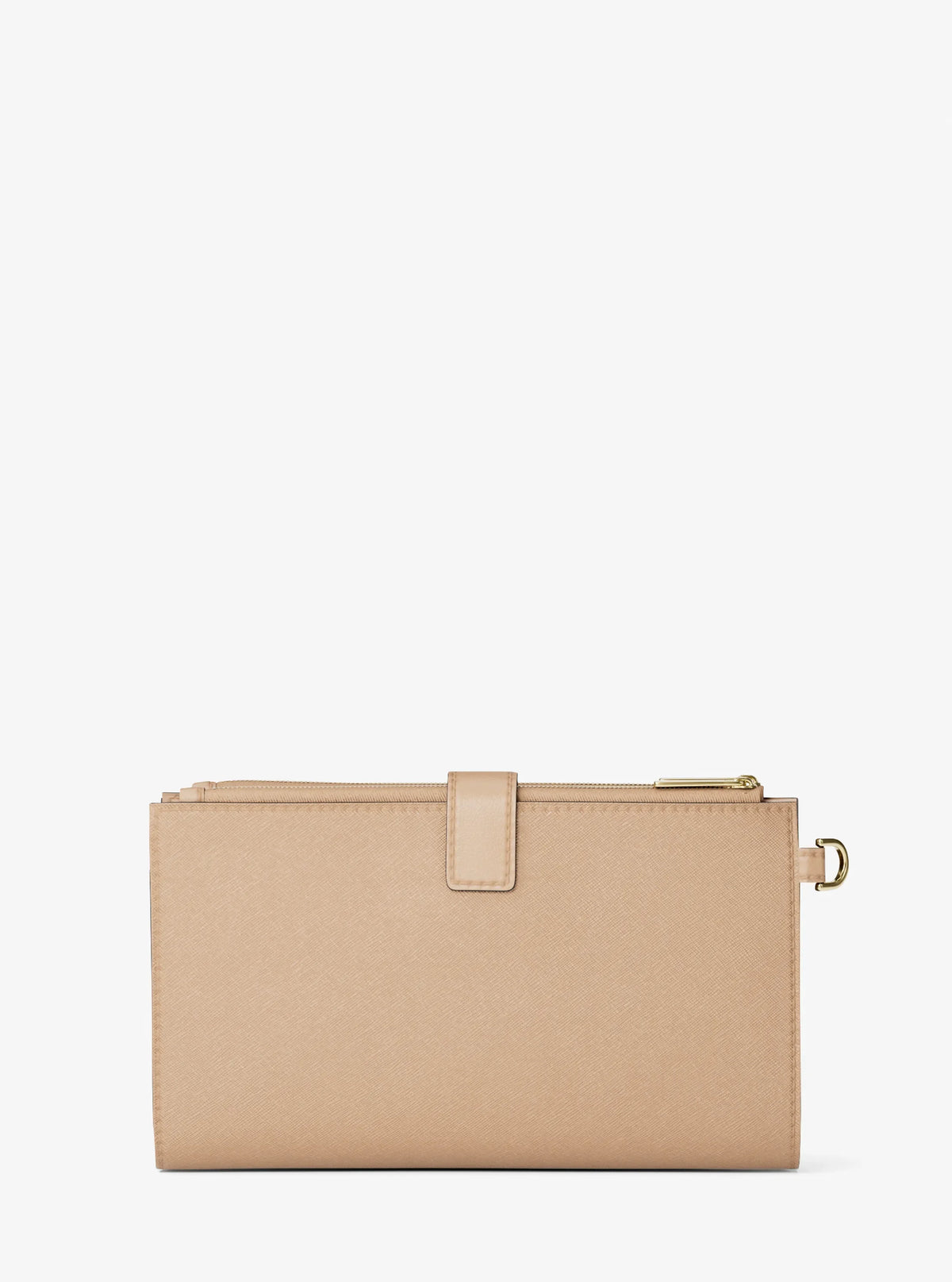Michael Kors Jet Set Large Leather Smartphone Wristlet Camel view 3