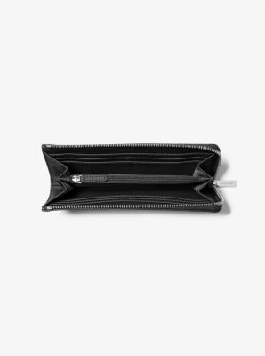 Jet Set Travel Large Saffiano Leather Zip Wallet