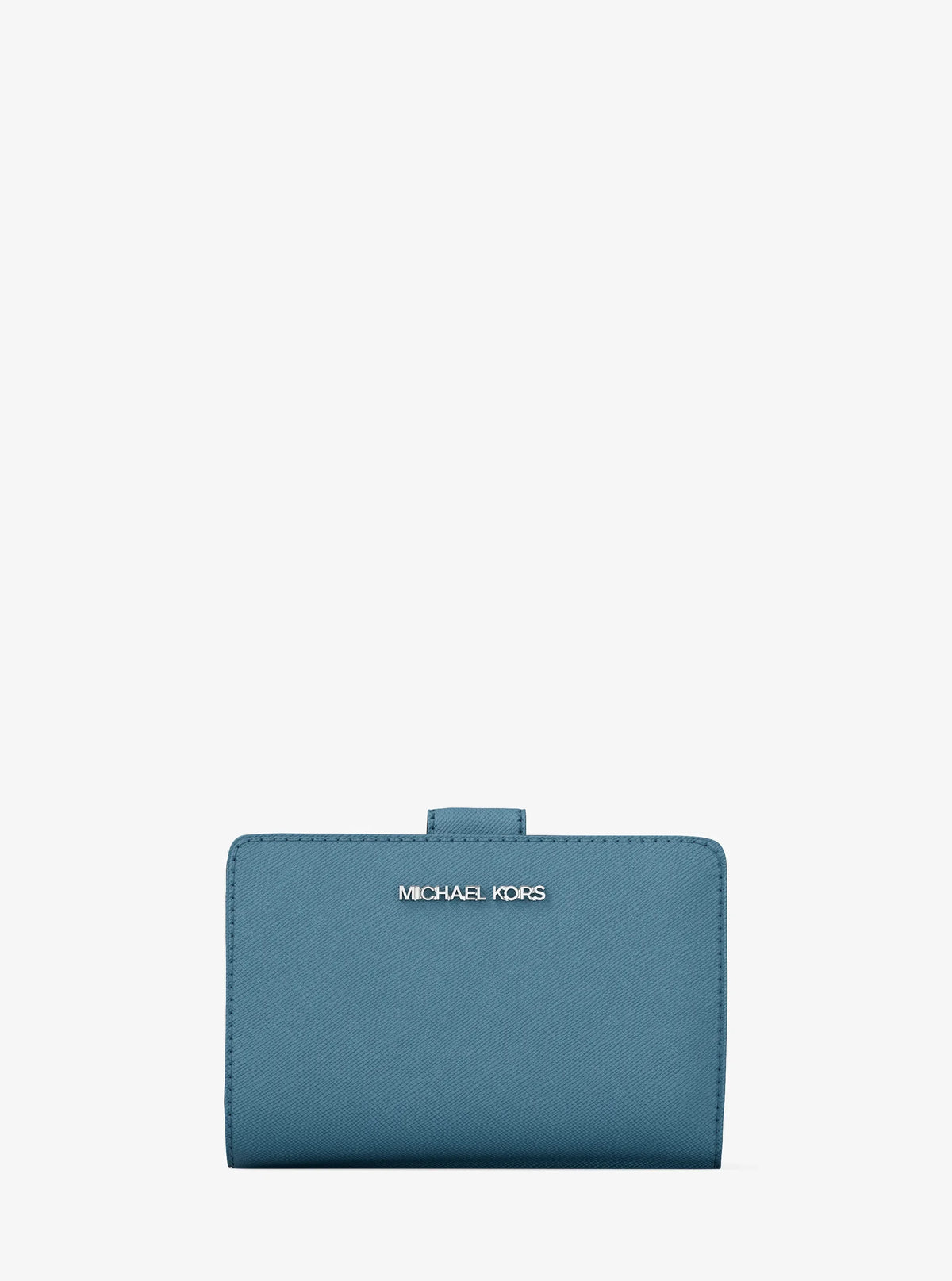 Michael Kors Medium Saffiano Leather Wallet Denim