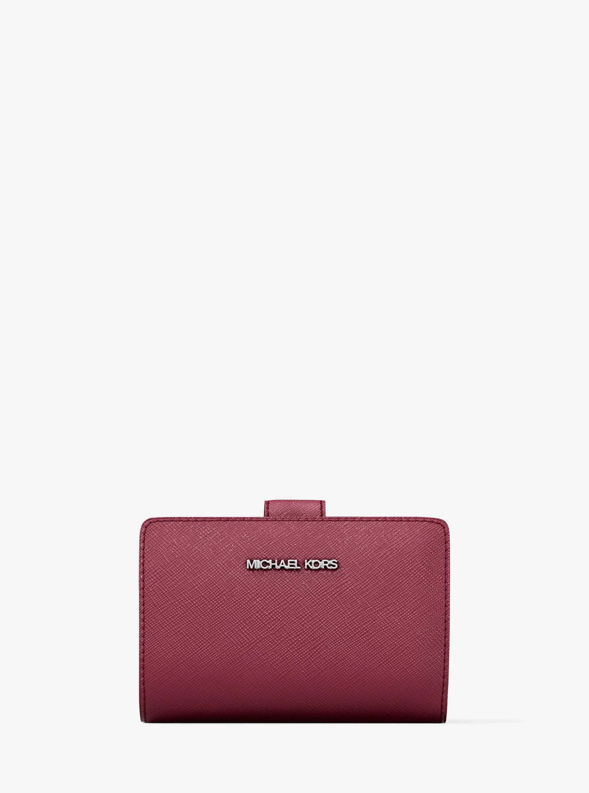 Michael Kors Medium Saffiano Leather Wallet Maroon