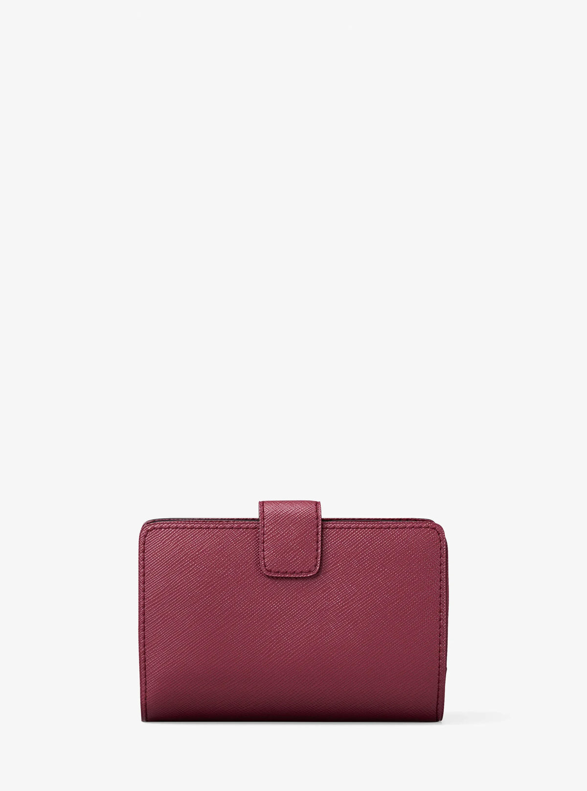 Michael Kors Medium Saffiano Leather Wallet Maroon view 4
