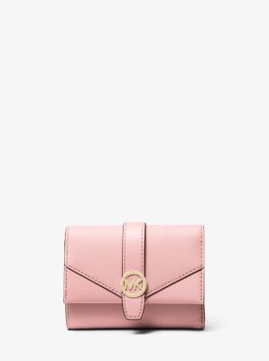 Greenwich medium tri-fold wallet in saffiano leather