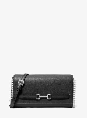 Carson Large Convertible Pebbled Leather Crossbody Bag