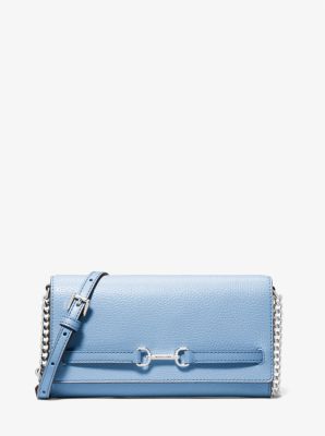 Carson Large Convertible Pebbled Leather Crossbody Bag