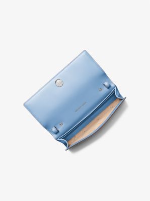 Carson Large Convertible Pebbled Leather Crossbody Bag