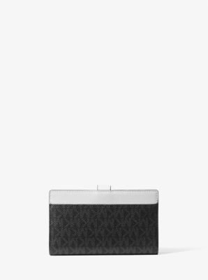 Greenwich medium wallet with brand logo