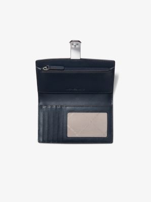 Greenwich medium wallet with brand logo