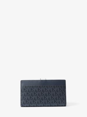 Greenwich medium wallet with brand logo