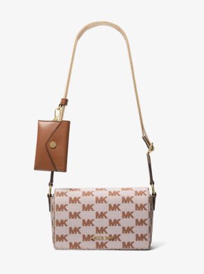 Vincent small crossbody bag with jacquard logo and card holder