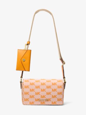 Vincent small crossbody bag with jacquard logo and card holder