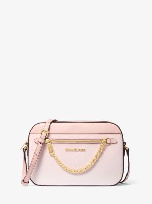 Jet Set large ombré crossbody bag with brand logo